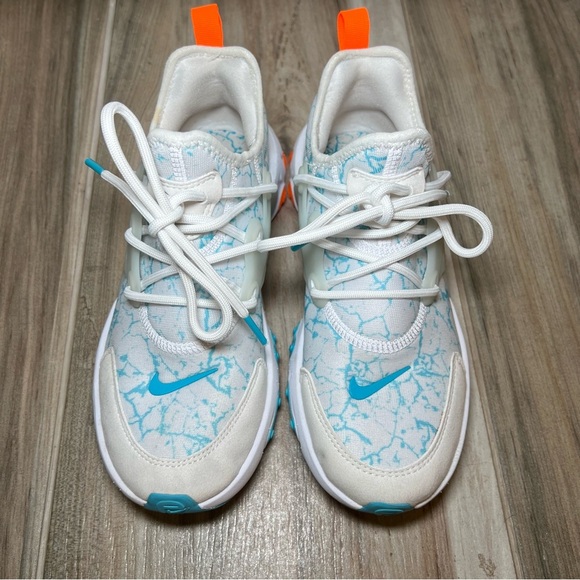 Nike React Presto Cracked CT6624-100 Youth Sneakers - Picture 3 of 10